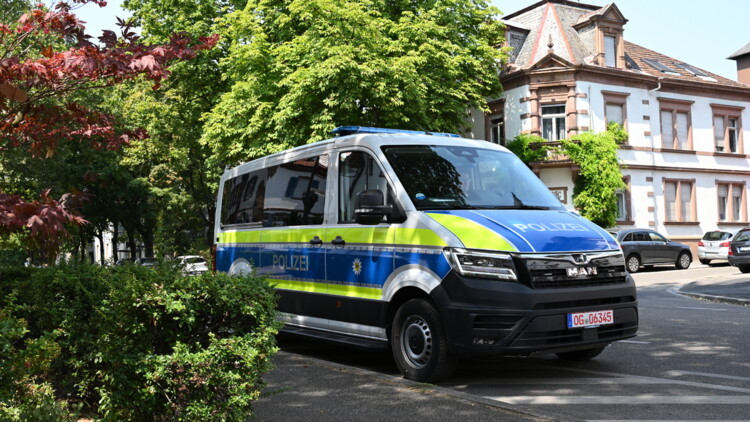 Ein MAN TGE in der Lackierung der Bundespolizei