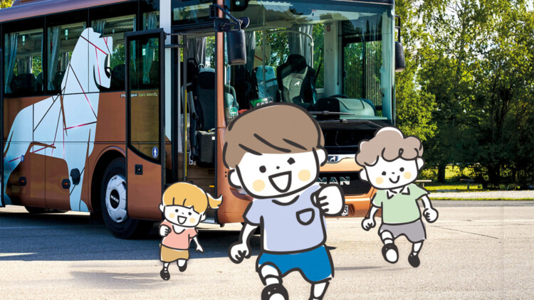 Mehr Sicherheit im Straßenverkehr: Aktion für Kinder bei MAN