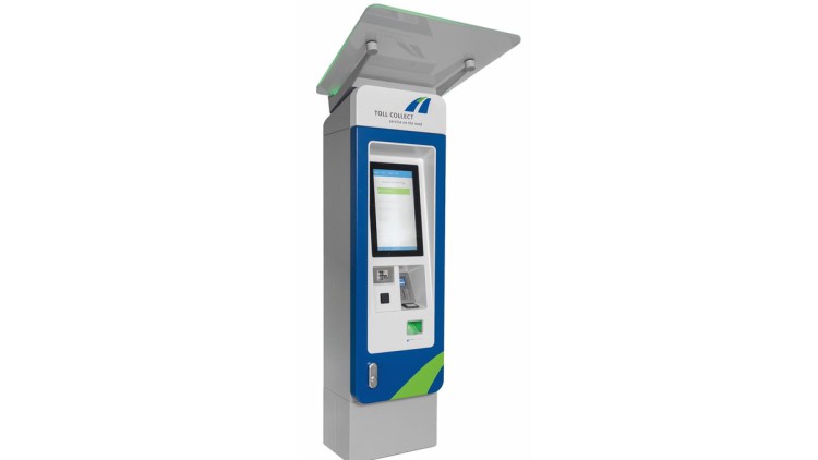 Mautterminal von Toll Collect