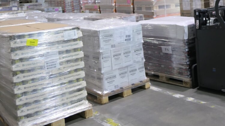 Paletten Palettenumwicklung Folie