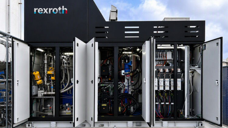 Bosch Wasserstoff-Tankstelle für Lkw