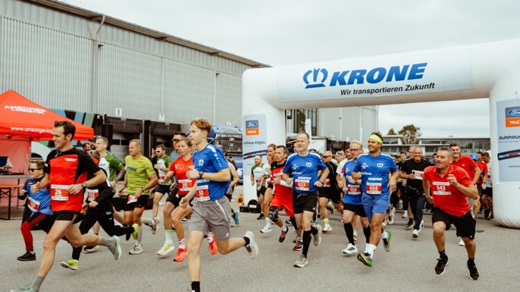 Läufer beim Ansorge Logistik-Lauf