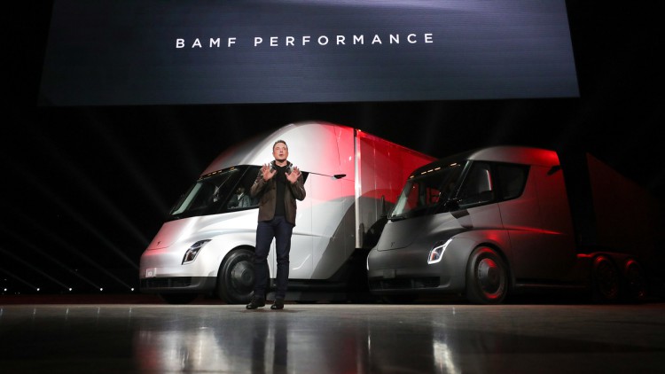 Elon Musk, Semi Truck, Tesla