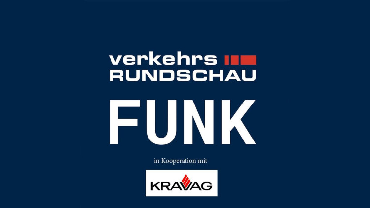 Logo VerkehrsRundschau Funk mit Kravag