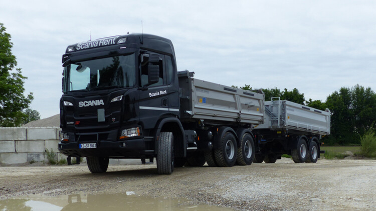 Aufmacher Scania Kipper