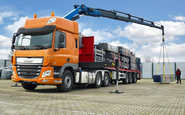 Daf CF und XF: Hinten mit Lenkung