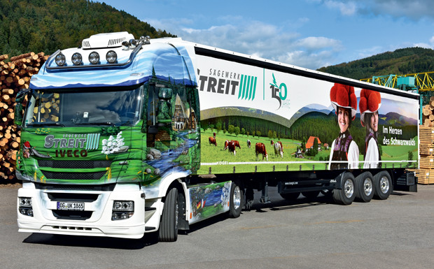 Showtruck Iveco: Mit der Natur im Bunde