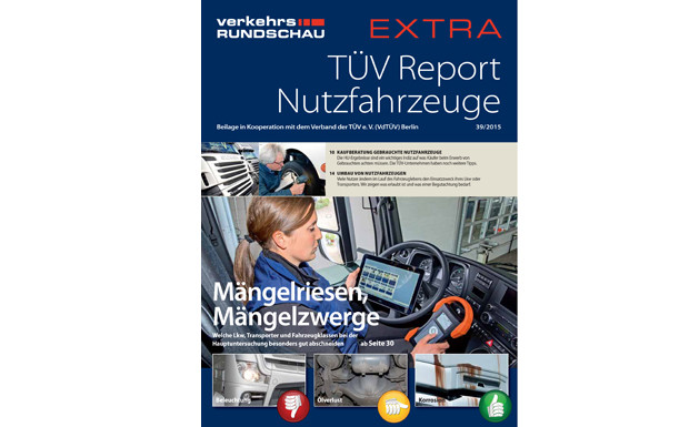 TÜV Report: Geringste Mängelquote bei schweren Lkw