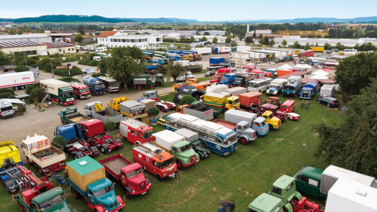 Wörnitz Oldtimer Lkw Veteranen Autohof