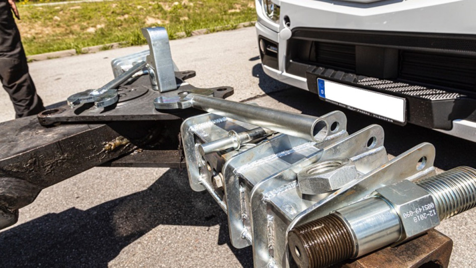 Abschleppsystem Nahaufnahme