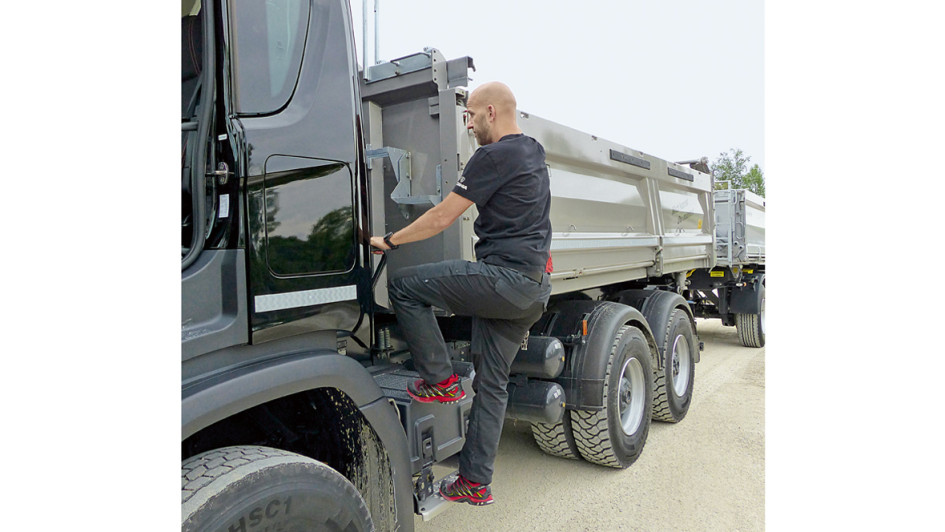 Scania XT 450 Test Aufstieg