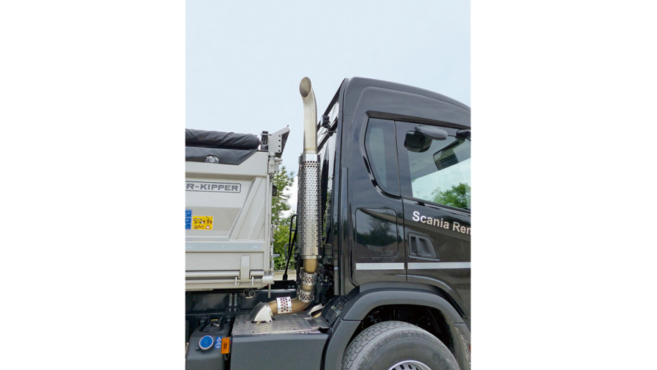 Scania XT 450 Test Auspuff