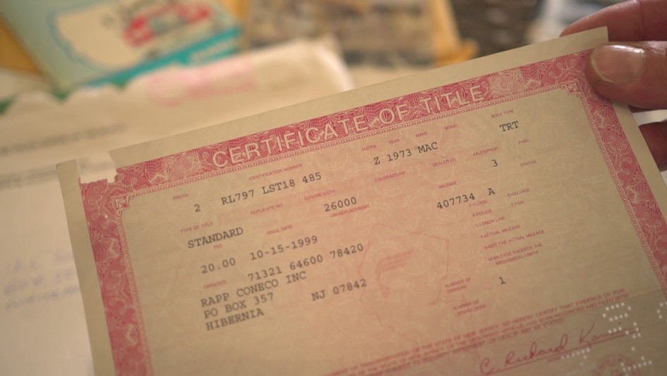 Mack Rubber Duck Besitzurkunde