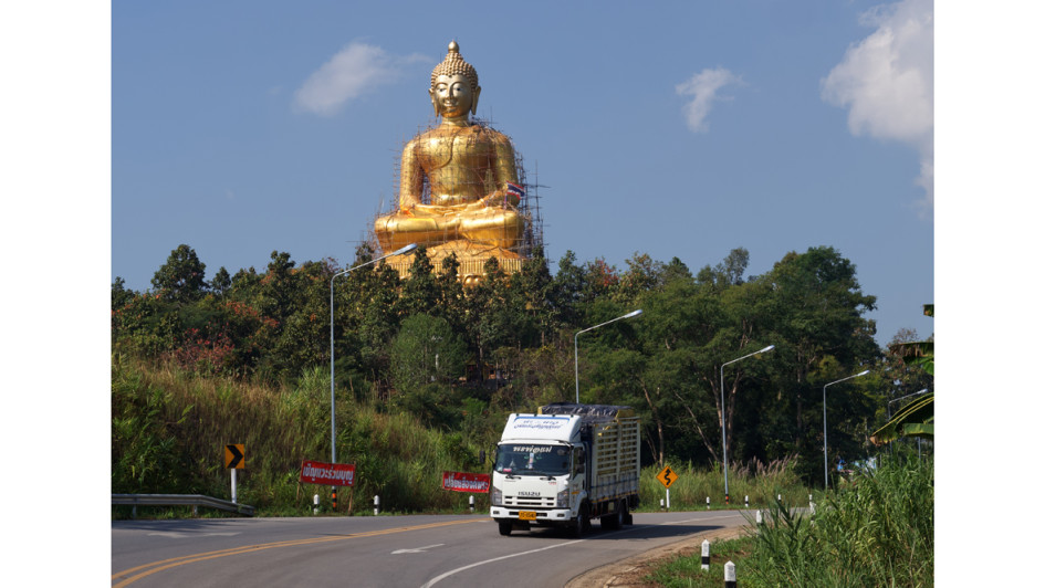 Buddha im Bau Laos