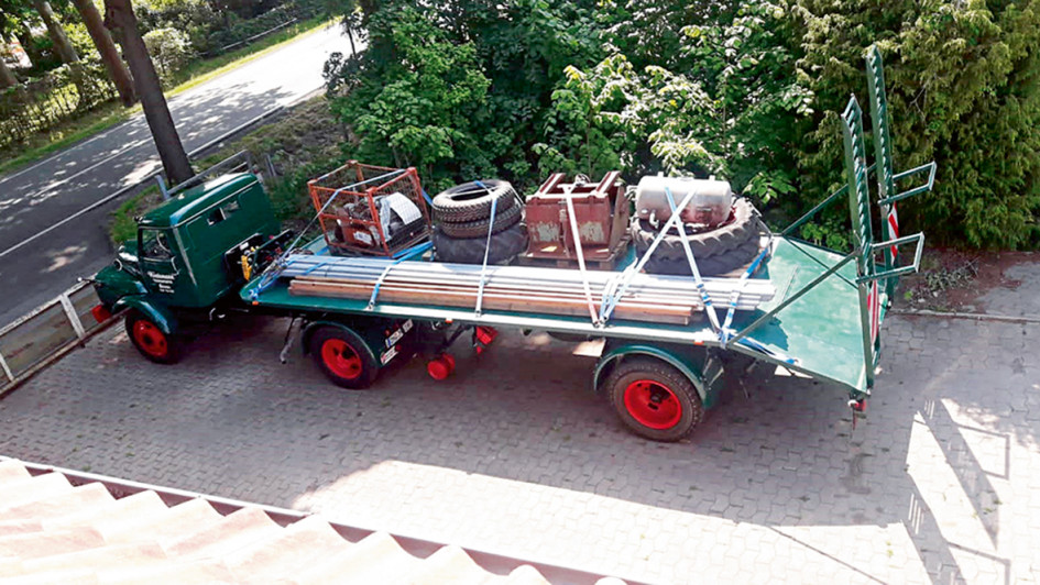 Ladungssicherung Karawane