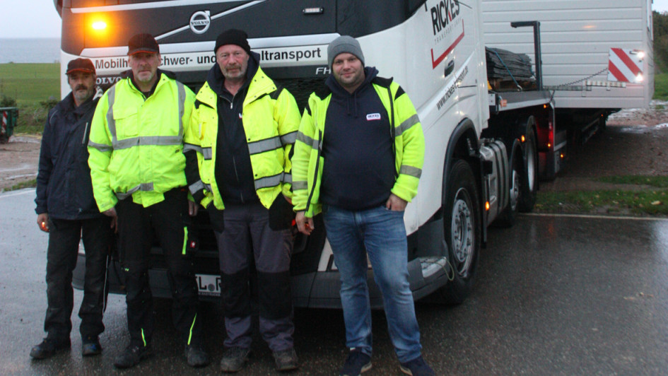 Mobilheimtransport Mannschaft