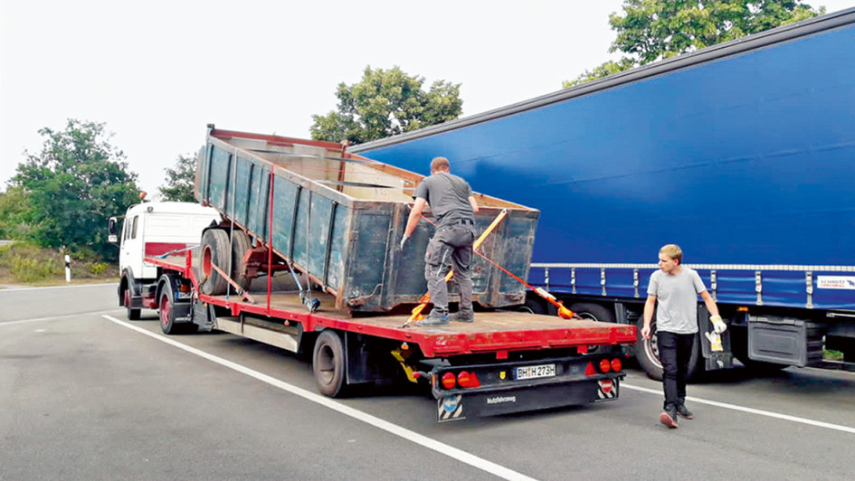 Nachspannen Karawane