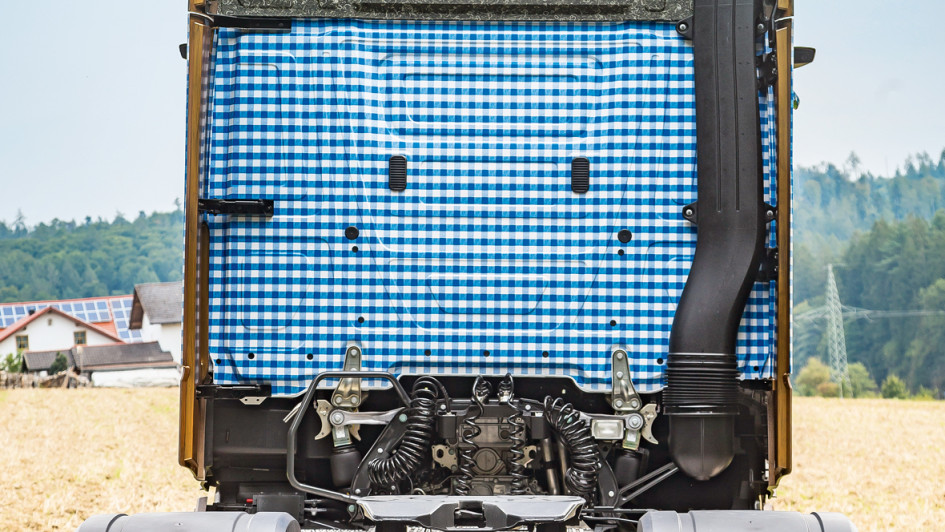 Lederhosen Truck Rückseite