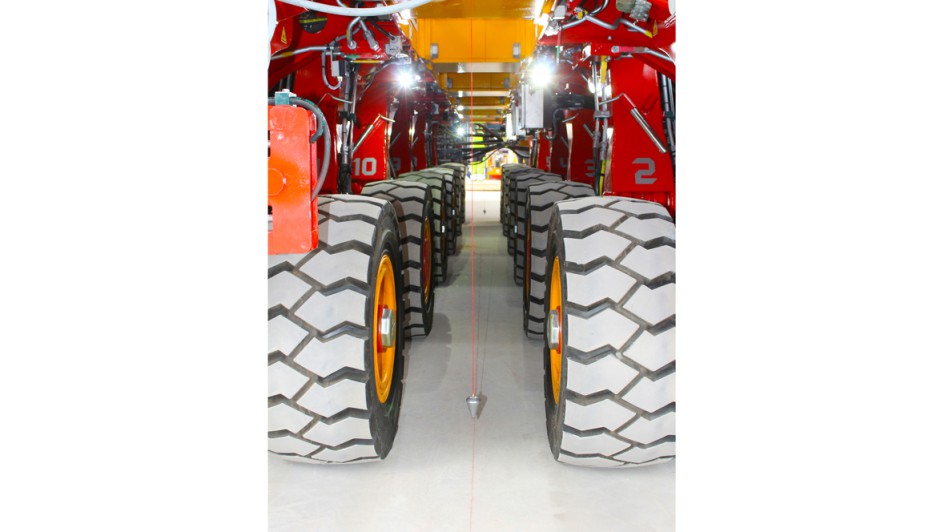 Brückenbau Schlagschnur