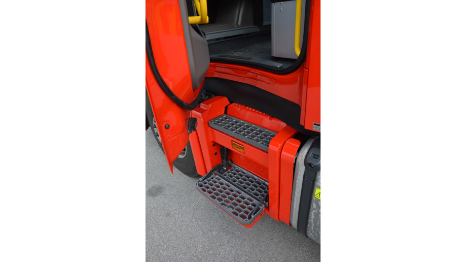 Feuerwehrauto Stufen