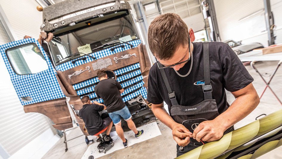 Lederhosen Truck Verkabelung