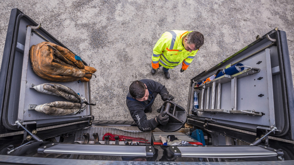 Werkezug Abschlepp-Truck
