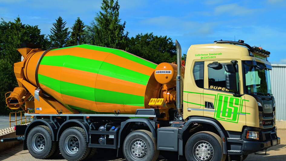 grün gelb lkw