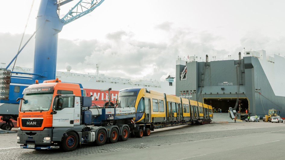 Transport-Strassenbahn
